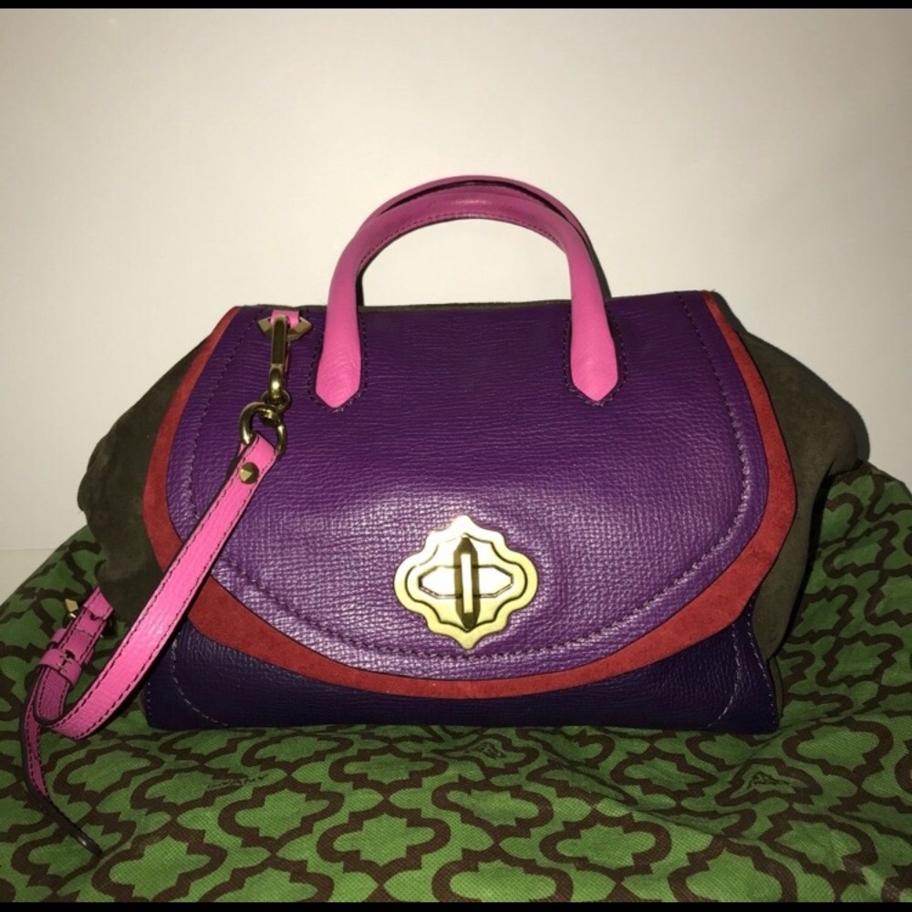 OrYany Tricolor leather satchel
